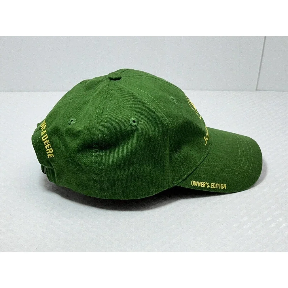 John Deere Hat Adjustable Cap Owner's‎ Edition Green Nothing Runs Like A Deere